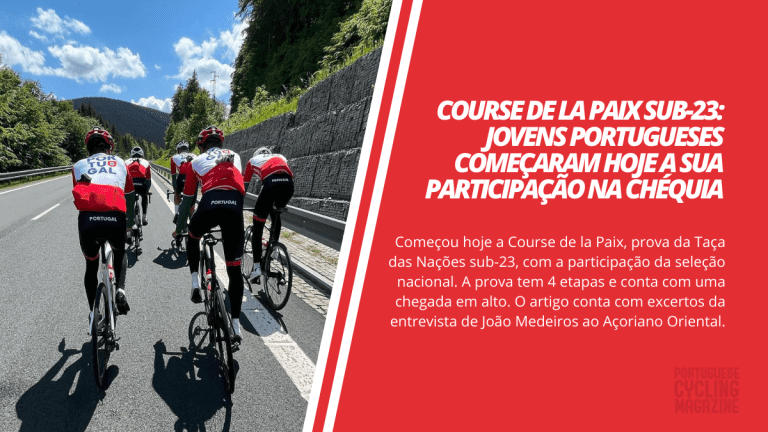 Course de la Paix sub-23: jovens portugueses começaram hoje a sua participação na Chéquia