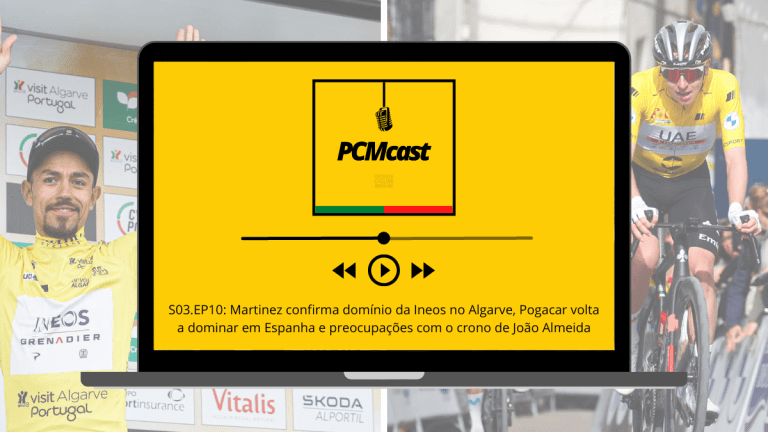 PCMcast S03.EP10: Martinez confirma domínio da Ineos no Algarve, Pogacar volta a dominar em Espanha e preocupações com o crono de João Almeida