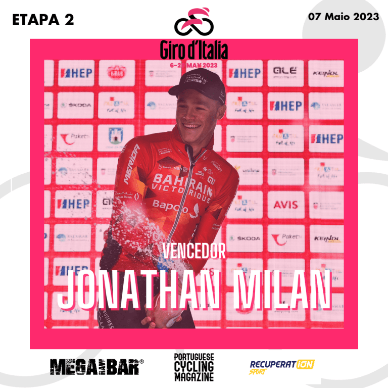 Giro d’Italia, 2ª etapa: Jonathan Milan surpreende os favoritos