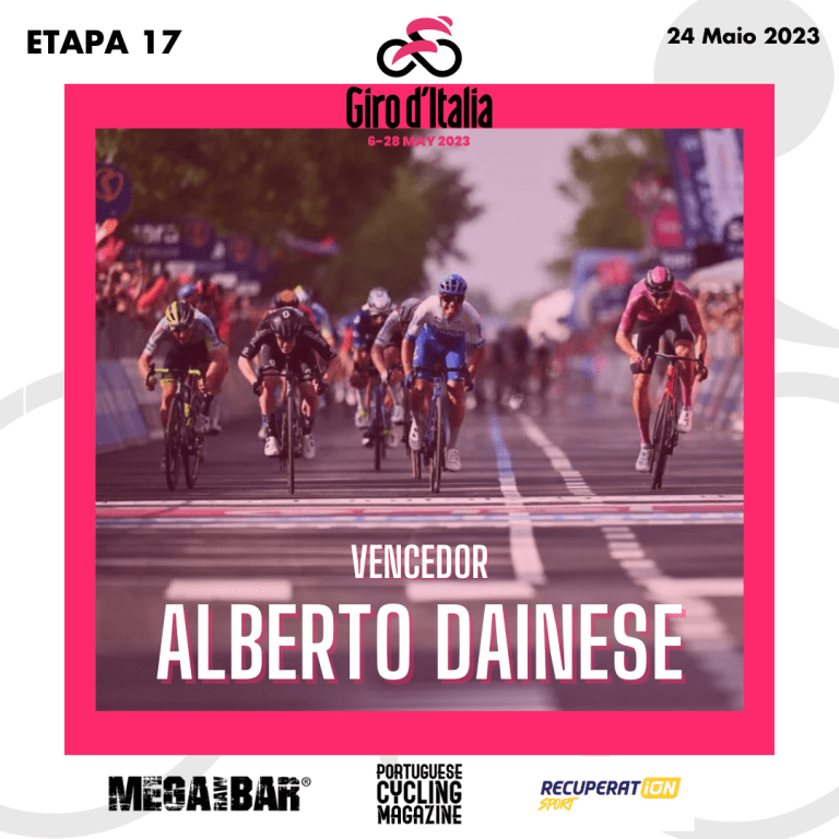 Giro d’Italia, 17ª etapa: Alberto Dainese bate ao milímetro Jonathan Milan; João Almeida mantém a posição na geral!