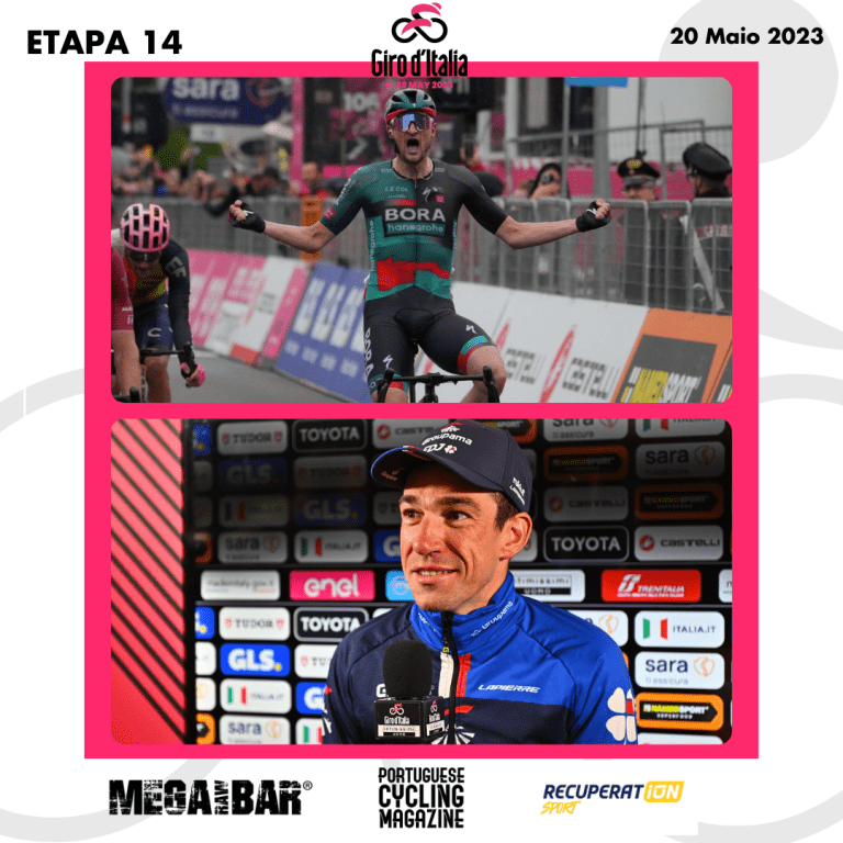 Giro d’Italia, 14ª etapa: Nico Denz soma a segunda, no dia em que a camisola rosa muda de dono.