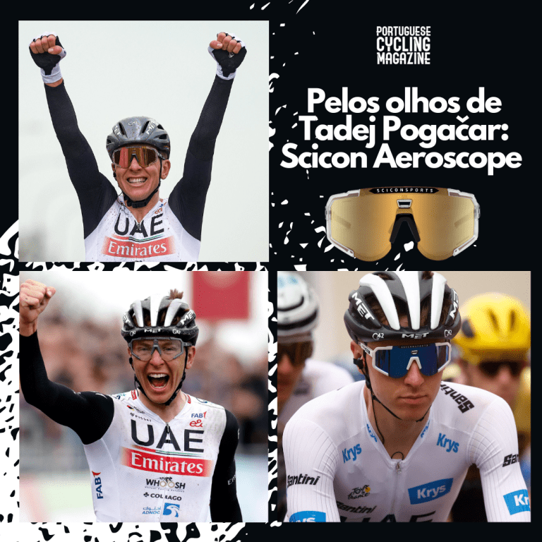 Através dos olhos de Tadej Pogačar: Scicon Aeroscope