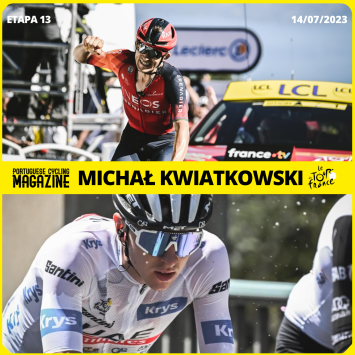 Michał Kwiatkowski ganha a 13ª etapa mas é que Tadej Pogačar rouba as atenções