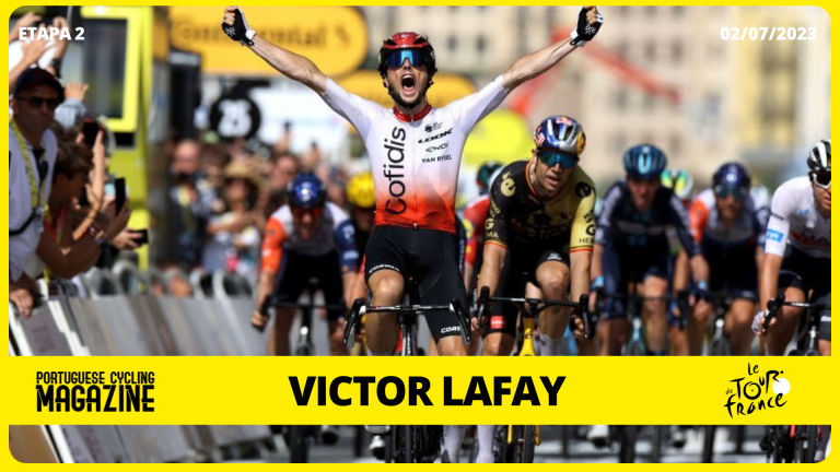 Inteligência (e desatenção da Jumbo-Visma) dá a primeira no Tour a Victor Lafay