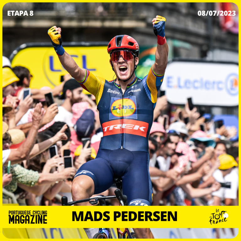 Mads Pedersen pica o ponto em Limoges!