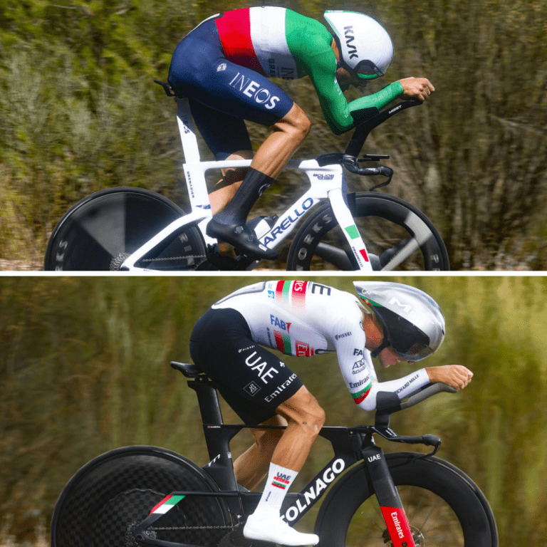 Filippo Ganna voou no contrarrelógio! Almeida e Oliveira entre os melhores