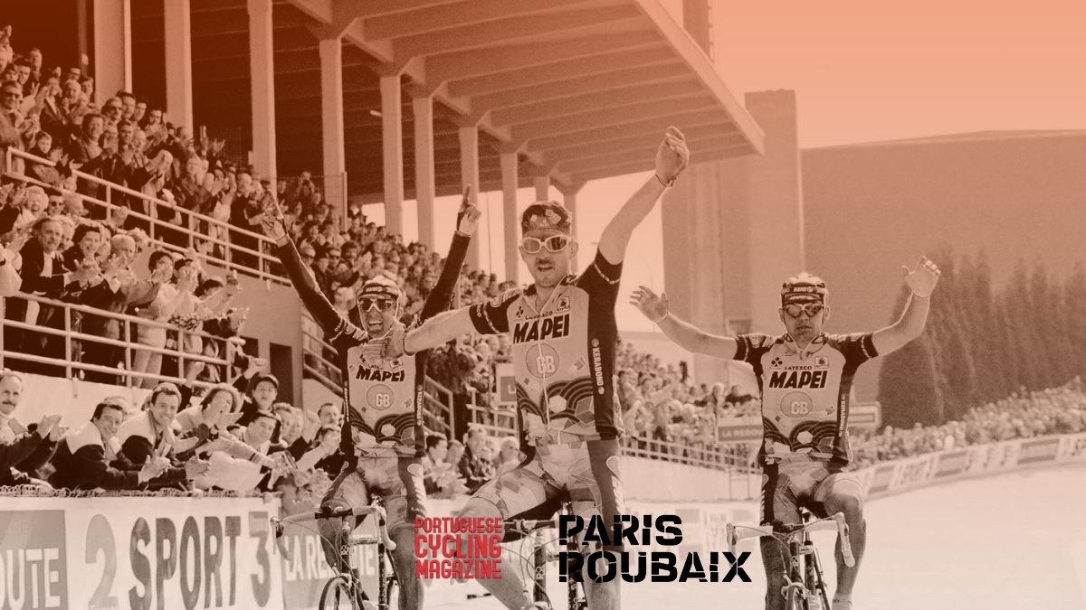 Paris – Roubaix 1996: 1-2-3, a conta que a Mapei fez